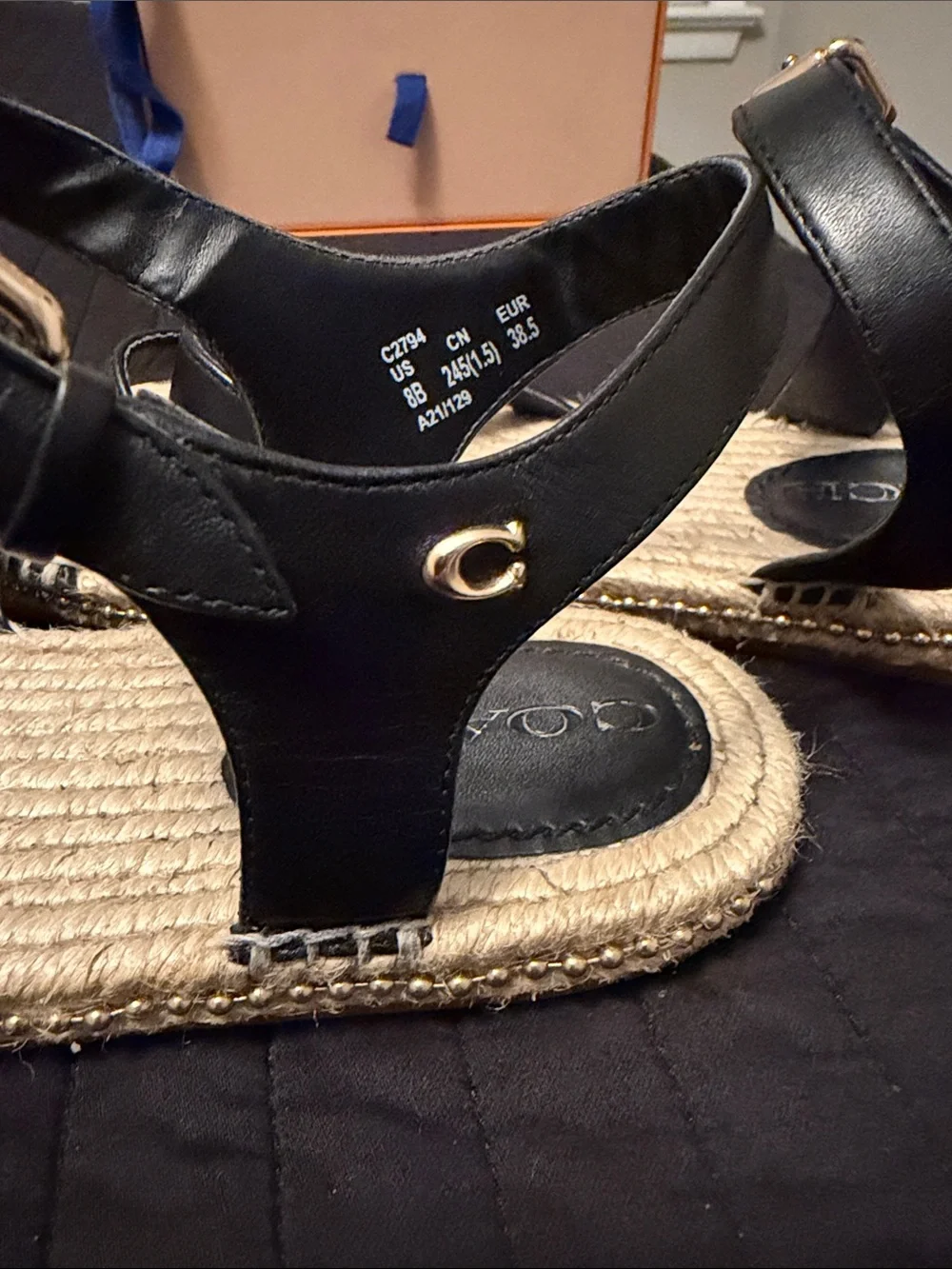 Coach espadrille sandals
